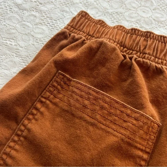 Madewell XXS burnt orange high rise cargo shorts - Picture 9 of 10